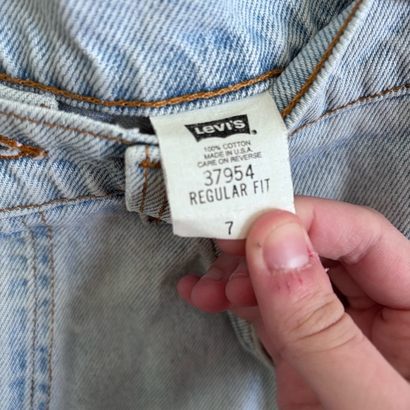 Vintage Orange Tab cuffed Levi’s size 26 37594 Made in USA - Picture 2 of 4